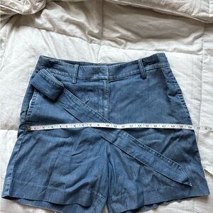 Talbots Blue Bermuda Shorts with Unique Zipper Detail